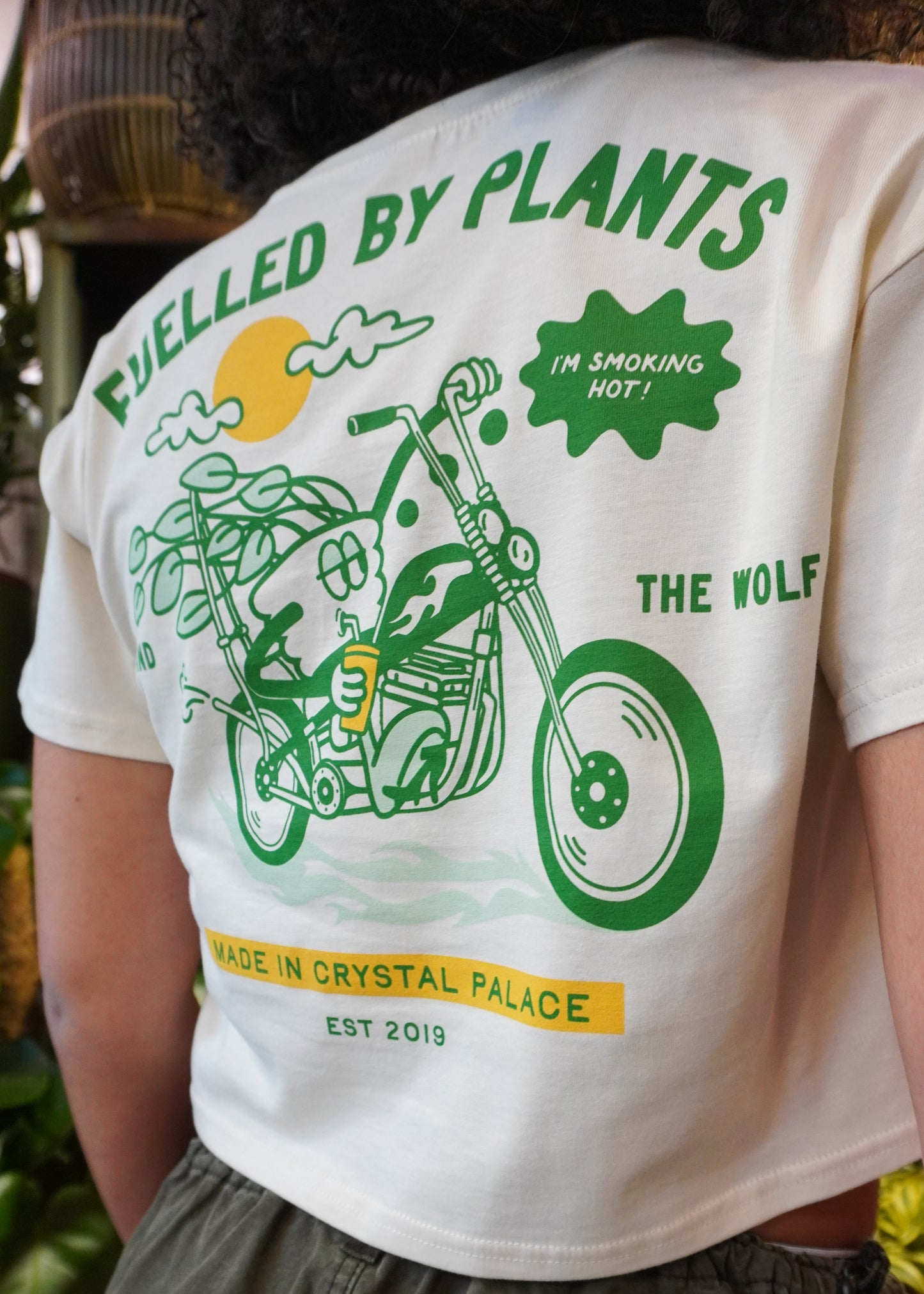 "Fuelled by Plants" Crop-Top