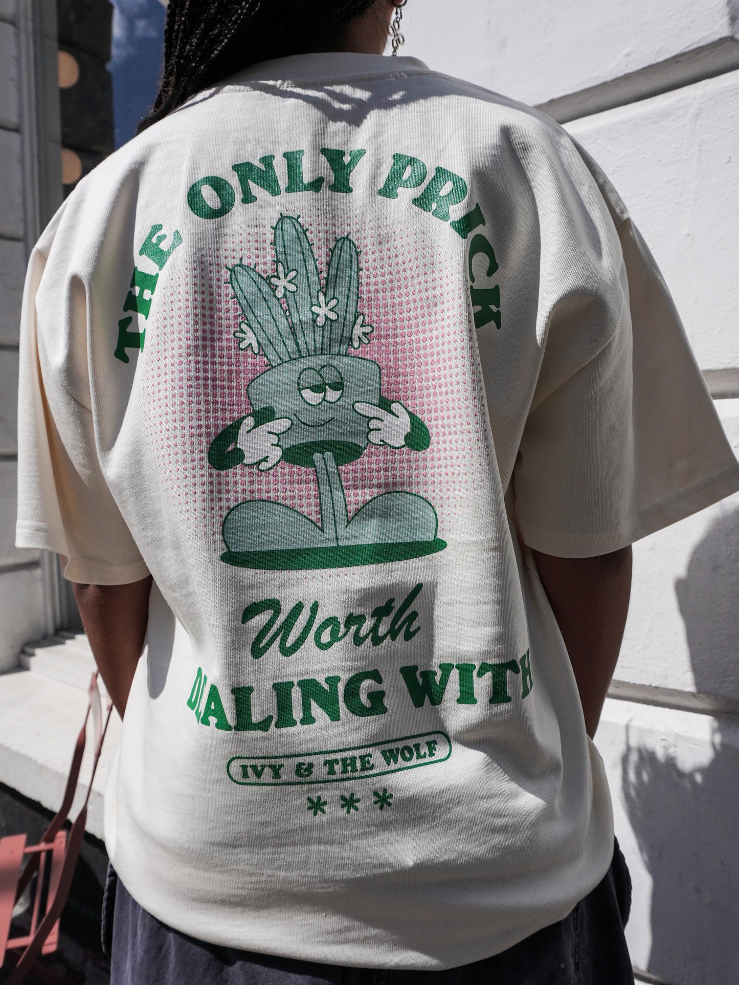 "Only prick worth dealing with" T-Shirt - Ecru